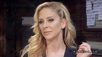 Femdom Strap On Anal Banging In Bondage