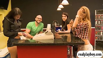 Lovely Women Flash Their Awesome Boobs For Some Money