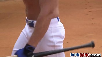 Stunning Jocks Bang In Shower After Baseball Game