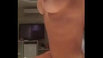 Girl Doing A Strip On The Bed