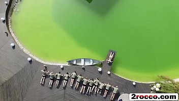 Delicious Blonde Slut In Rough Threesome Fuck