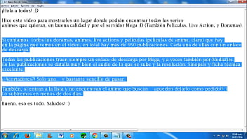 __página Con Más De 1000 Animes Para Descargar Por Mega!! Descargar Anim