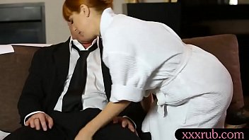 Busty Redhead Masseuse Gets Banged By Her Horny Client