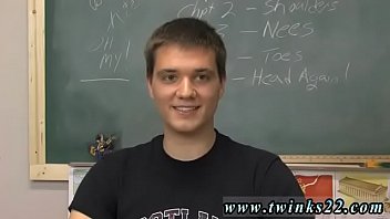Blond Gay Boys Trio Sex Jordan Dallas Is Sitting In The Classroom