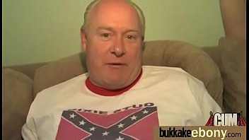 Ebony Girl Gang Banged And Covered In Cum 4 - interracial, blowjob, group, cocks, gangbang, oral, bukkake - Video 4708927