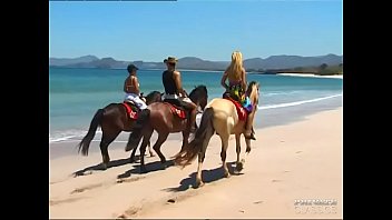 Tropicanal Threesome With Delfynn Delage And Katy