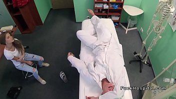 Slim Patient Gets Bad Doctors Dick In Office