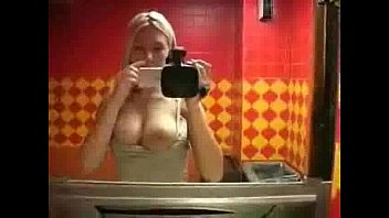 Nice Blonde On The Toilet - blowing, titsucking, blondes, toilet, blond - Video 6445143