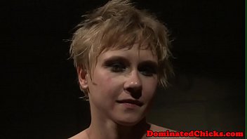 Busty European Tormented By Master