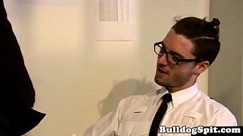 British Office Twunk Barebacked And Spunked