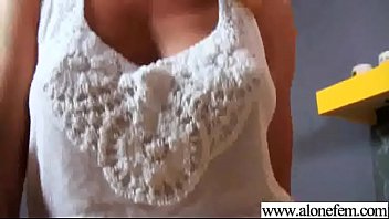 (summer) Alone Naughty Girl Put In Her Holes All Kind Of Sex Things Movie-29