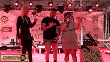 Funny Show With Hot Blonde Bigtits And Monster Black Dick