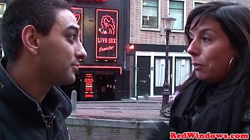 Bigtitted Dutch Hooker In Euro Trio Sucking