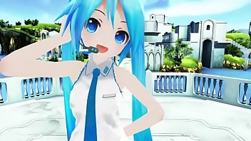 Mikus Everywhare Dancing [no Pantsu!!] Hurly Burly Party!! _yeigh_