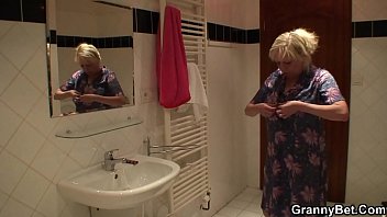 Young Dude Doggy-fucks Horny Old Blonde