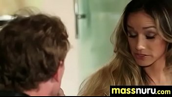 Lucky Client Gets A Full Service Massage 18 - hardcore, massage, masseuse, nuru, nurugel - Video 4691942