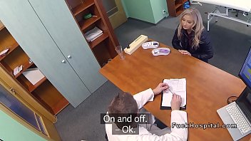 Blonde With Smoking Problem Bangs Doctor - fucking, hardcore, european, fake, natural, amateur, POV, nurse, doctor, spy, voyeur, reality, hidde - Video 4541333