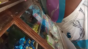 Boobs In Hidden And Shop Aunty Navel