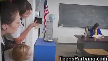 Teen Besties In After Detention!