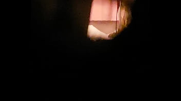 Aunty Spied Through Hole