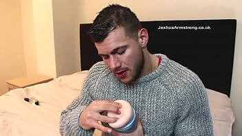 Warming Up On The Fleshlight Before Anal