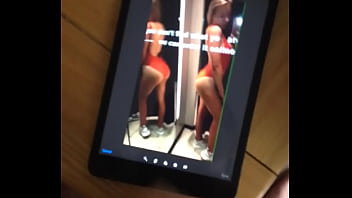 Cum Tribute For Sexy Teen Girl With Big Ass