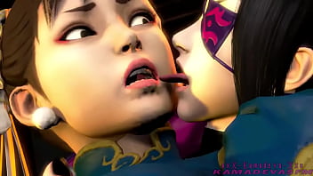 Juri Han Vs Chun Li - Lesbian