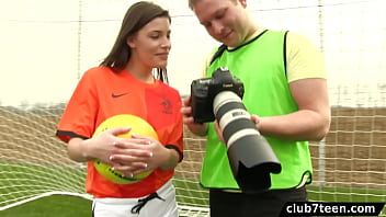 Teen Female Footballer Fucks Photographer