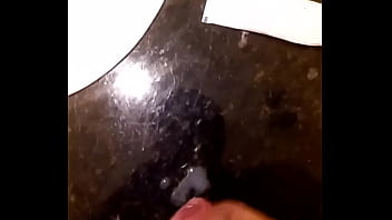 Cum All Over The Bathroom Counter
