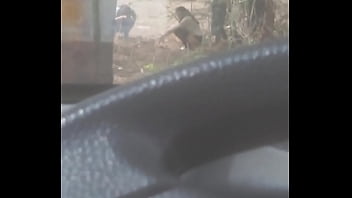 Girls Doing Toilet At Daman Checkpost