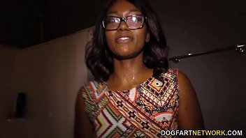 Ebony Skyler Nicole Tries Anal With Huge Cock At Gloryhole