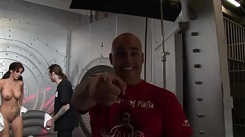 Horny Couple Gets Filmed While They Fuck In The Locker Room