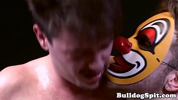 Bonded English Twunk Punished With Handjob