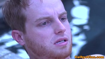 Ginger Bottom Tugs While Bbc Daddy Rams Him