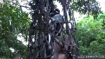 Naked Military Gay Man With Ladder First Time Taking The Recruits On