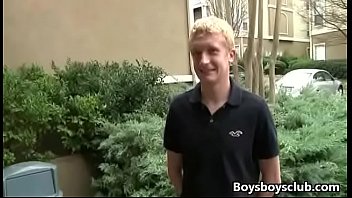 Blacks On Boys -truly Interracial Hardcore Gay Fuck Video 13
