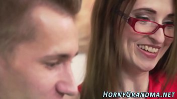 Spex Granny Jizz Mouthed