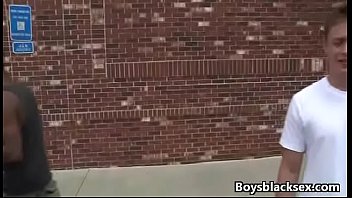 Black Gay Muscular Man Fuck White Skinny Boy