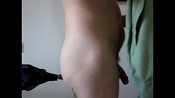 Man Inserting An Umbrella