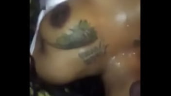 Layla Red Gets Her Face Painted