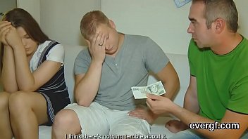 Indebted Lover Lets Hot Mate To Ride His Ex-girlfriend For Hard Cash
