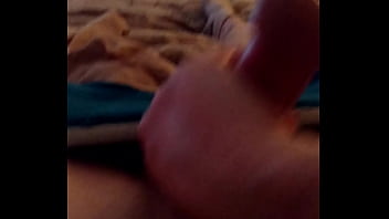 Stroking My Rock Hard Dick While Being Spied On