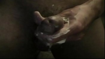 Lotion-covered Cock Stroking And Thick Juicy Cumshot