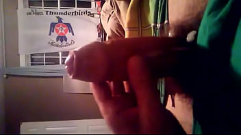 Thick, Uncircumcised Cock Cumming