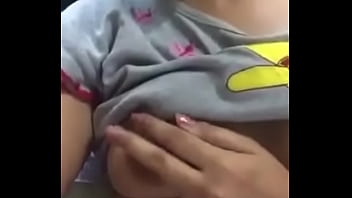 Girl Self Satisfying By Pressing Boobs