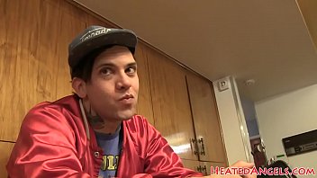 Inked Punk Babe Teases Her Lover