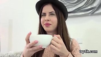 Sensual Sweetie Gives Oral Pleasure In Pov And Gets Pink Vagina Drilled