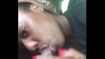 Ebony Queen Gracefully Sucks Bbc In Car