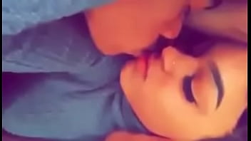 Sexy Blonde Sloppy Kissing