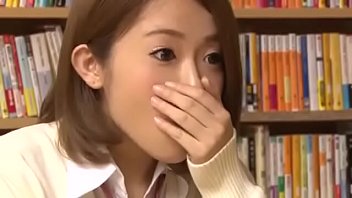 A Cute Girl Is In The Library